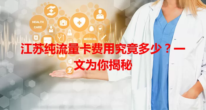 江苏纯流量卡费用究竟多少？一文为你揭秘