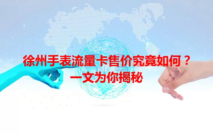 徐州手表流量卡售价究竟如何？一文为你揭秘