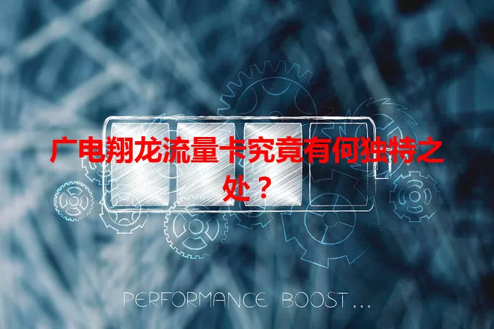 广电翔龙流量卡究竟有何独特之处？