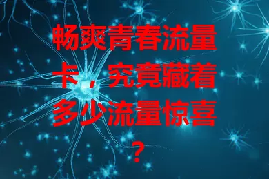 畅爽青春流量卡，究竟藏着多少流量惊喜？