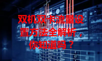 双机双卡流量设置方法全解析，你知道吗？