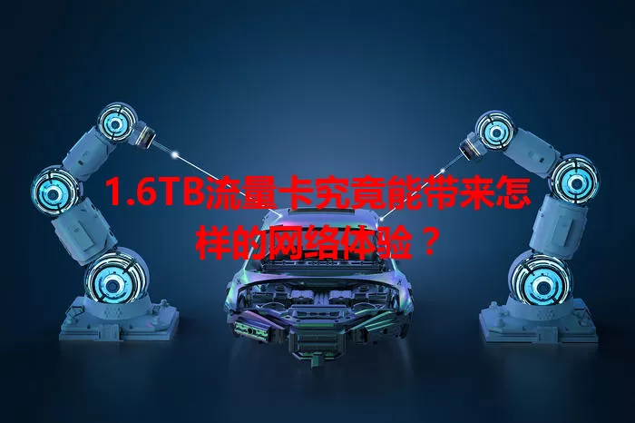 1.6TB流量卡究竟能带来怎样的网络体验？