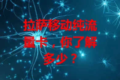 拉萨移动纯流量卡，你了解多少？