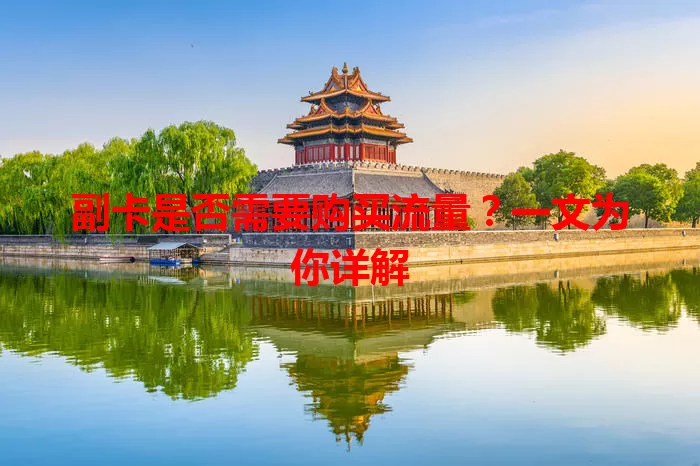 副卡是否需要购买流量？一文为你详解