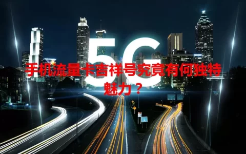 手机流量卡吉祥号究竟有何独特魅力？