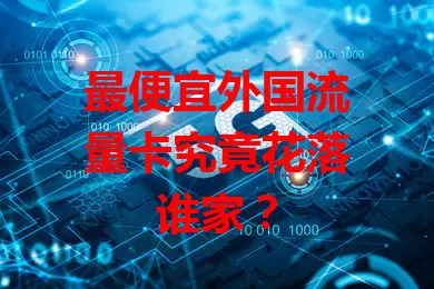 最便宜外国流量卡究竟花落谁家？